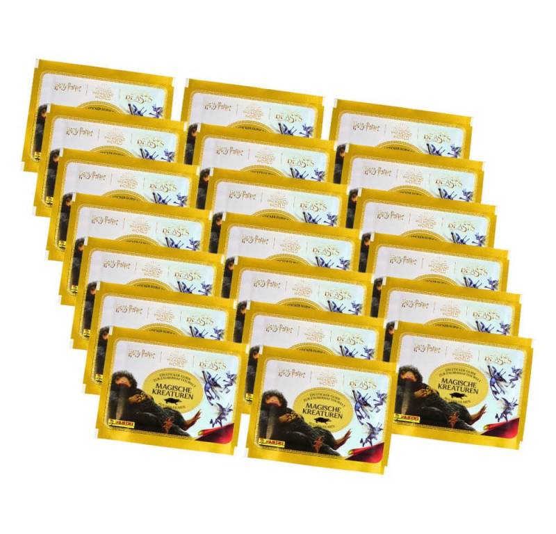 Panini Sticker Panini Harry Potter Sticker - Magische Kreaturen (2023) - 20 Tüten, (Set), Sammelsticker von Panini