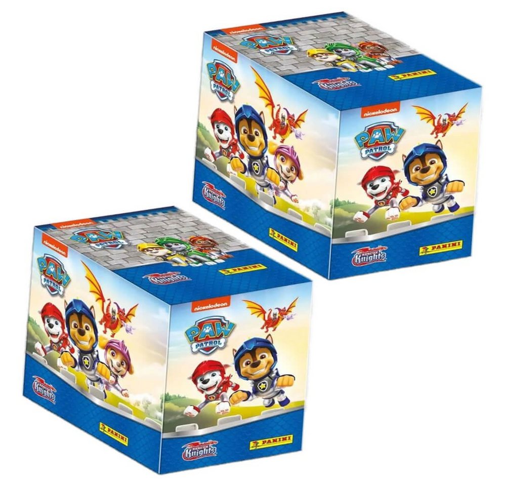 Panini Sticker Panini Paw Patrol Sticker - Rescue Knights (2023) - 2 Display Sammelst, (Set), Paw Patrol Rescue Knights 2023 - 2 Display Sammelsticker von Panini