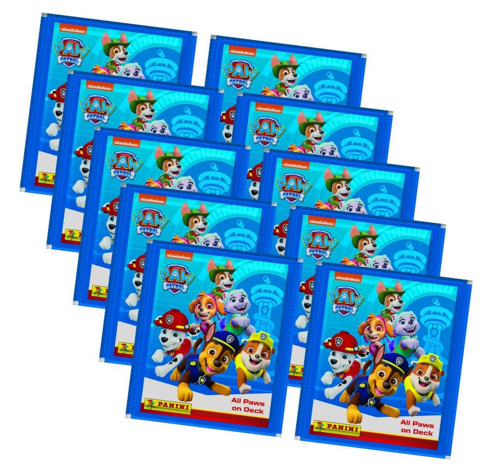 Panini Sticker Panini Paw Patrol Sticker Serie 7 - Bereit zum Einsatz - 10 Tüten, (Set), Paw Patrol Serie 7 - Bereit zum Einsatz - 10 Tüten Sammelsticker von Panini