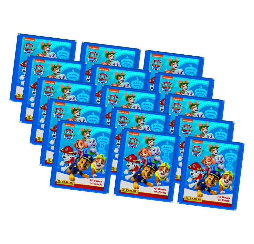 Panini Sticker Panini Paw Patrol Sticker Serie 7 - Bereit zum Einsatz - 15 Tüten, (Set), Paw Patrol Sticker Serie 7 - Bereit zum Einsatz - 15 Tüten von Panini