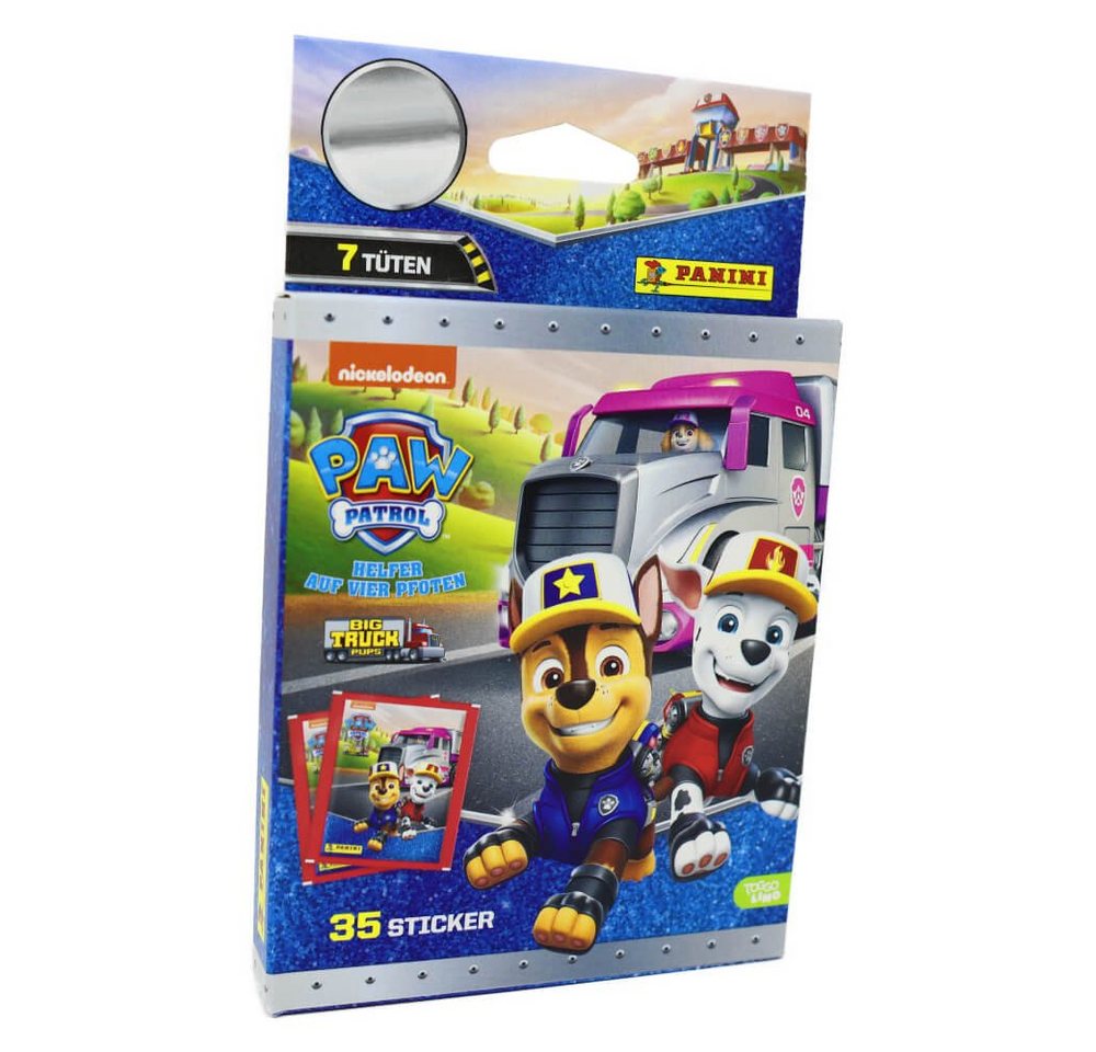 Panini Sticker Panini Paw Patrol Sticker Serie 9 - Big Truck (2023) - 1 Blister Samme, (Set), Paw Patrol Sticker - Big Truck 2023 - 1 Blister Sammelsticker von Panini