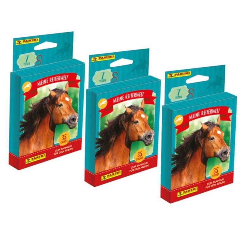 Panini Sticker Panini Pferde Mon Club D'E'Quitation Sticker - Meine Reiterwelt (2024), (Set), Pferde Mon Club Sticker (2024) - Sammelsticker - 3 Blister von Panini
