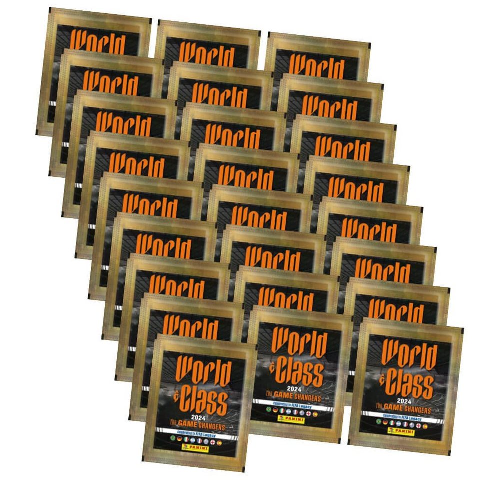 Panini Sticker Panini World Class 2024 Fussball Sticker - 25 Tüten Sammelsticker, (Set), World Class 2024 Sticker - 25 Tüten Sammelsticker von Panini