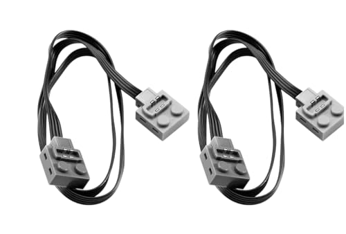 2 Pack | Power Functions Verlängerungskabel 50cm, kompatibel mit Lego 8870 Lichtschalter 8869 Technic Power Functions für Bausteinspielzeug 2 Pack | Power Functions Verlängerungskabel 50cm, kompatibel mit Lego 8870 Lichtschalter 8869 Technic Power Functions für Bausteinspielzeug von Panlouting