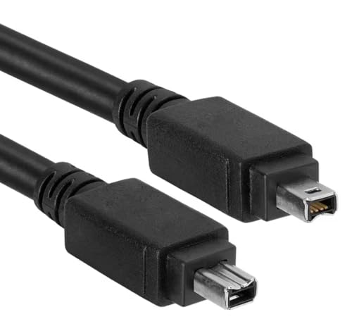4-Pin auf 4-Pins iLink Ladekabel mit IEEE 1394 Firewire 400 Datenkabel | 1,8 Meter | Für Datenübertragung Computerkameras Camcordern 4-Pin auf 4-Pins iLink Ladekabel mit IEEE 1394 Firewire 400 Datenkabel | 1,8 Meter | Für Datenübertragung Computerkameras Camcordern von Panlouting