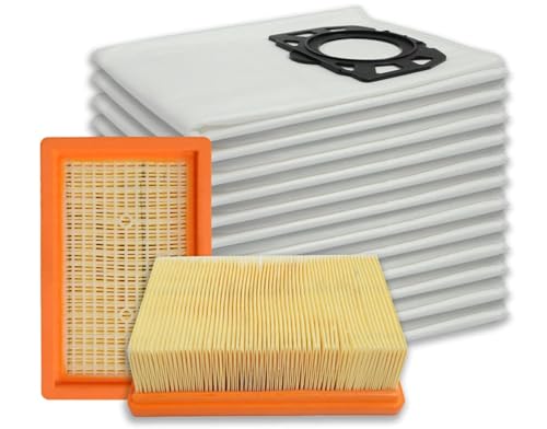 Ersatz 2 HEPA Filter mit 12 Staubbeuteln für Staubsauger | kompatibel mit Kärcher WD4 WD5 WD5P WD6 WD6P Premium MV4 MV5 MV6 | Teilenummer für HEPA Filter: 2.863-005.0, KFI 4410 | Teilenummer für Staub Ersatz 2 HEPA Filter mit 12 Staubbeuteln für Staubsauger | kompatibel mit Kärcher WD4 WD5 WD5P WD6 WD6P Premium MV4 MV5 MV6 | Teilenummer für HEPA Filter: 2.863-005.0, KFI 4410 | Teilenummer für Staub von Panlouting