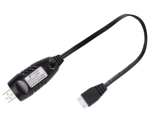 Panlouting 11,1V Ladekabel für LiPo Akkus | 30cm USB Ladekabel für LiPo 3S Akkus mit XH-4P-Stecker für RC Autos, Drohnen, Boote, Quadcopter Panlouting 11,1V Ladekabel für LiPo Akkus | 30cm USB Ladekabel für LiPo 3S Akkus mit XH-4P-Stecker für RC Autos, Drohnen, Boote, Quadcopter von Panlouting