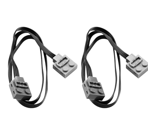Panlouting 2 Pack | Power Functions Verlängerungskabel 25cm, kompatibel mit LEGO 8870 Lichtschalter 8869 Technic Power Functions für Bausteinspielzeug von Panlouting