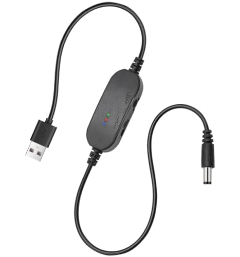 Panlouting Ersatz USB Kabel 5V auf 12V mit Einstellbarer Geschwindigkeit und Richtung für Nagelfräser | 150cm | DC 3,5 * 1,35mm | LED-Anzeige Panlouting Ersatz USB Kabel 5V auf 12V mit Einstellbarer Geschwindigkeit und Richtung für Nagelfräser | 150cm | DC 3,5 * 1,35mm | LED-Anzeige von Panlouting