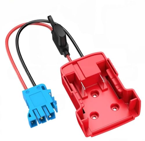 Panlouting Power Wheel Adapter für Milwaukee Akku mit Kabelbaumanschluss kompatibel mit Peg-Perego Kinder-Elektrofahrzeug | 12AWG Draht mit 40A Sicherung von Panlouting