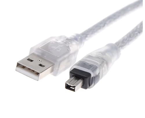USB auf 4-Pin iLink Stecker IEEE 1394 Firewire 400 Datenkabel | 1,5 Meter | Kompatibel mit Sony DCR-TRV75E DV Kamera USB auf 4-Pin iLink Stecker IEEE 1394 Firewire 400 Datenkabel | 1,5 Meter | Kompatibel mit Sony DCR-TRV75E DV Kamera von Panlouting