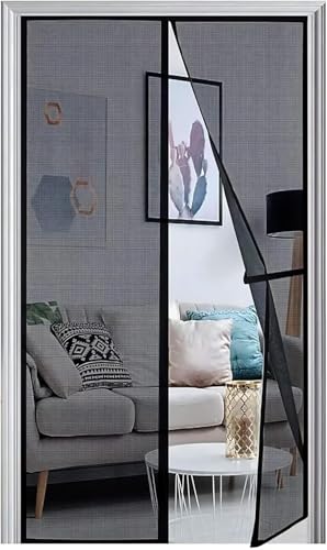 Panngu Fliegengitter Balkontür Magnet 145x250cm, 2024 Verstärkt Fliegenvorhang Terrassentür Magnete Türe Ohne Bohren, Fliegennetz Balkon Insektenschutz Tür, Magnetische Moskitonetz Vorhang Schwarz Panngu Fliegengitter Balkontür Magnet 145x250cm, 2024 Verstärkt Fliegenvorhang Terrassentür Magnete Türe Ohne Bohren, Fliegennetz Balkon Insektenschutz Tür, Magnetische Moskitonetz Vorhang Schwarz von Panngu