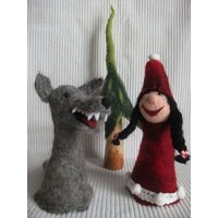 Rotkäppchen Und Der Wolf Eierwärmer Set Aus Filz Handgefilzt Rotkäppchen Und Der Wolf Eierwärmer Set Aus Filz Handgefilzt von PanniBerlin