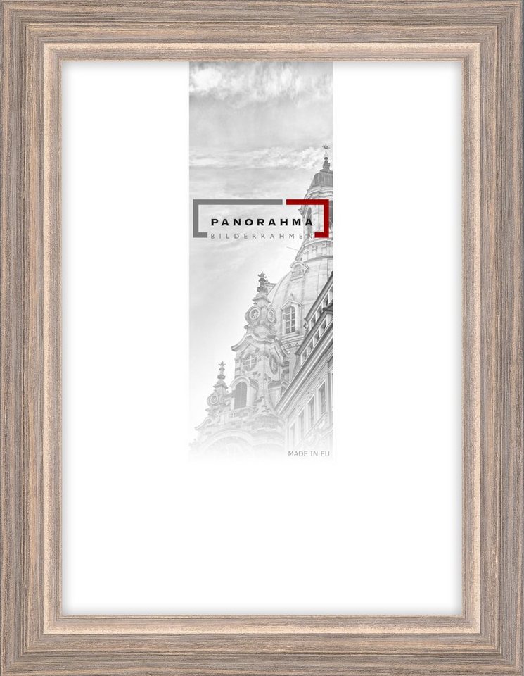 Panorahma Bilderrahmen Holzbilderrahmen in schönen Pastellfarben und verschiedenen Glasarten, für 1 Bilder (Set), Holzrahmen von Panorahma