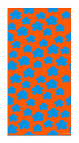 Agatha Ruiz de la Prada Vinylteppich Grundlegende Drucke Orange und Blaue Wolken 60x110cm - Vinyl Küchenteppich - Rutschfester und Flammhemmender Wohnzimmer Teppich - Große Teppiche - Teppiche PVC von Panorama