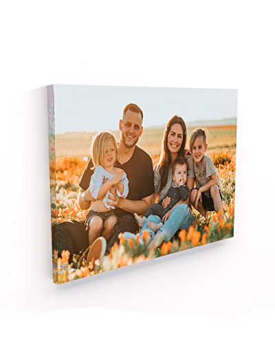 Panorama Ihr Foto auf Leinwand Benutzerdefinierte 30x21cm - Geschenk Personalisiert - Eigenes Foto Hochformat auf Leinwand Drucken Lassen - Personalisierte Leinwand - Ihr Fotodruck Selbstgestalten von Panorama