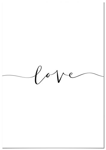 Panorama Leinwandbild Bild Love Me 70x100cm - Gedruckt auf Leinwand - Poster Sprüche - Poster Schwarz Weiß Panorama Leinwandbild Bild Love Me 70x100cm - Gedruckt auf Leinwand - Poster Sprüche - Poster Schwarz Weiß von Panorama