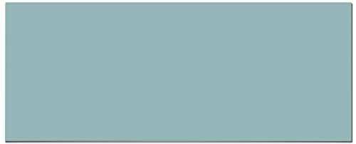 Panorama Spritzschutz Glatt Blau 60x200 cm - Küchenrückwand Platte - Spritzschutz Küche - Küchenwand Spritzschutz - Fett Spritzschutz Wand - Spritzschutz Küche Selbstklebend von Panorama
