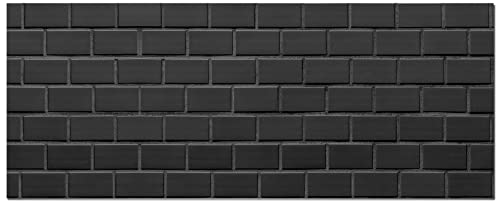 Panorama Spritzschutz Schwarzer Ziegelstei 60x100 cm - Küchenrückwand Platte - Küchenwand - Küche Selbstklebend Panorama Spritzschutz Schwarzer Ziegelstei 60x100 cm - Küchenrückwand Platte - Küchenwand - Küche Selbstklebend von Panorama