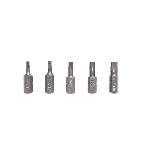 Panorama24 Torx Bit T10, Menge 5 Stück | Alle Größen - T10 T15 T20 T25 30 T40 - Bitsatz TX Bit Set Schraubendreher Stahl S2 von Panorama24