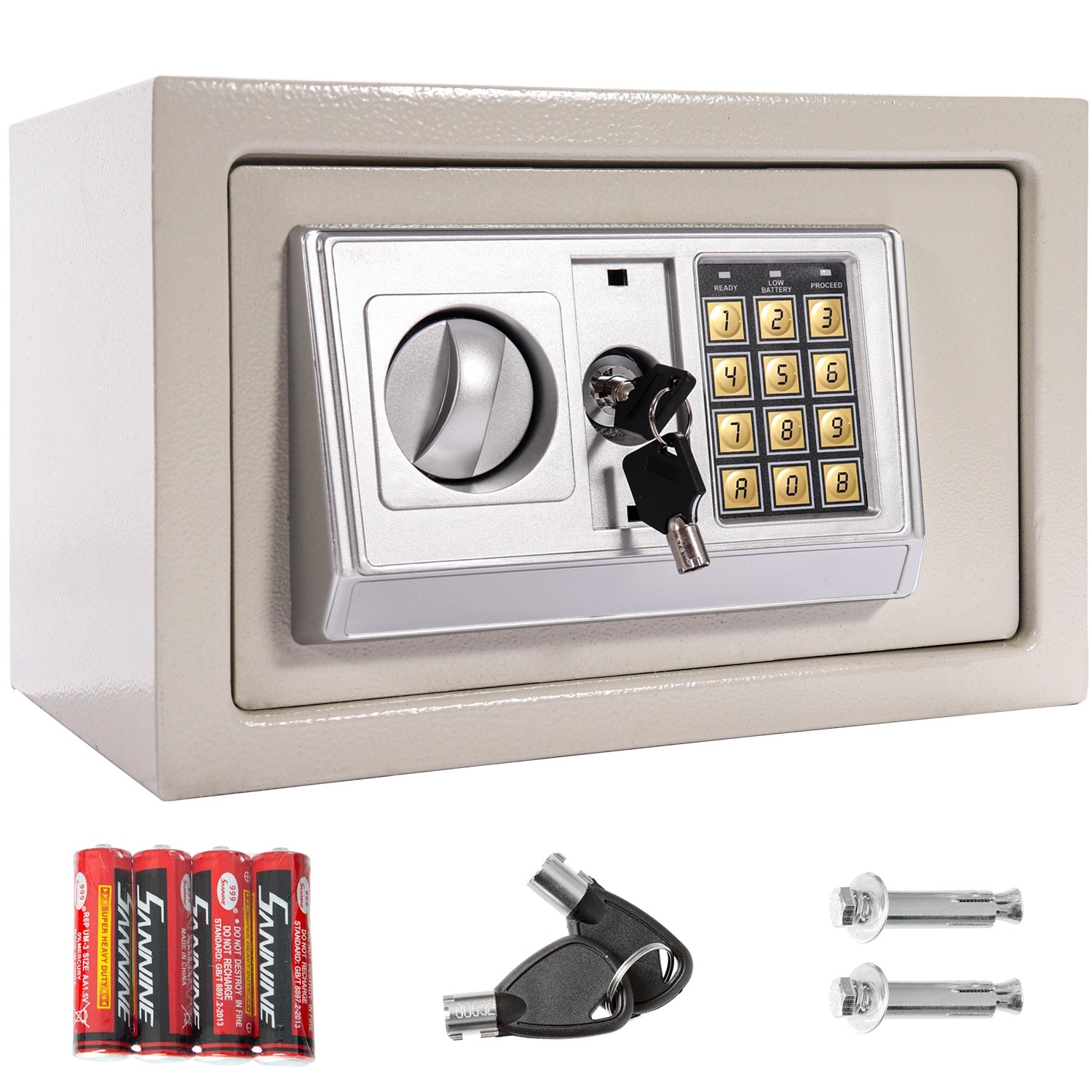 Panorama24 Tresor Safe mit elektronisches-Zahlenschloss Silber Panorama24 Tresor Safe mit elektronisches-Zahlenschloss Silber von Panorama24