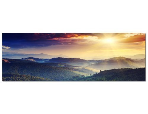 PANORAMA BILD XXL 150x50cm TOP Bilder! (Bergpanorama) NEU Wandbild xxl günstig & modern ART PRINT Wandbilder Bilder EXKLUSIVES Fotowandbild auf Leinwand und Keilrahmen Bild Leinwandbild Fotodruck modern Zeitlos Stilvoll wie ein Gemälde Ausführung schöner Kunstdruck auf echter Leinwand als Wandbild mit Rahmen. Preiswerter als Ölbild Gemälde Foto Poster Plakat mit Bilderrahmen. von Panoramabilder auf Leinwand und Keilrahmen