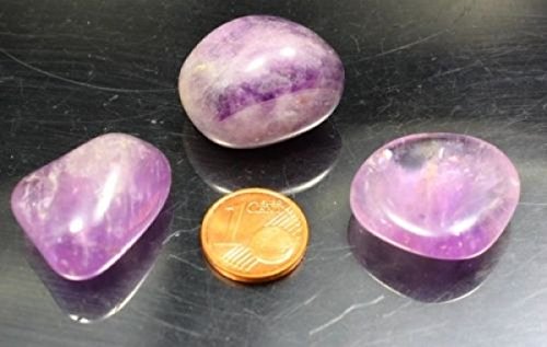 1 Amethyst Trommelstein Taschenstein Handschmeichler I Glücksbringer I Energiearbeit | Meditation I Lucky Stone I Glückssteine | Mineralien | Dekosteine I von Panotophia