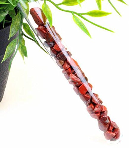 Aqua Lapis Edelsteinstab Wasser roter Jaspis Wasseraufbereitung Premium Wassersteine | 100% Natur Wassersteine zur Wasseraufbereitung | Glückssteine | Mineralien | Dekosteine I von Panotophia
