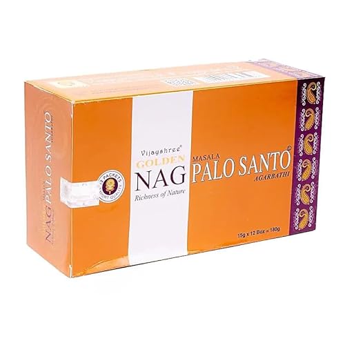 Golden Nag Palo Santo Räucherstäbchen 180 gr von Panotophia