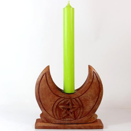 Ritualkerze Stabkerze Altarkerze Hellgrün durchgefärbt Ritualkerze Stabkerze Altarkerze Hellgrün durchgefärbt von Panotophia