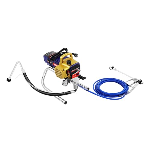 Airless Sprayer 1500W Airless Farbsprühgerät Professionelles Airless Spritzgerät 3000 PSI Hochdruck-Sprühsystem mit 8m Schlauch für Möbel Wände Usw von PansyWind