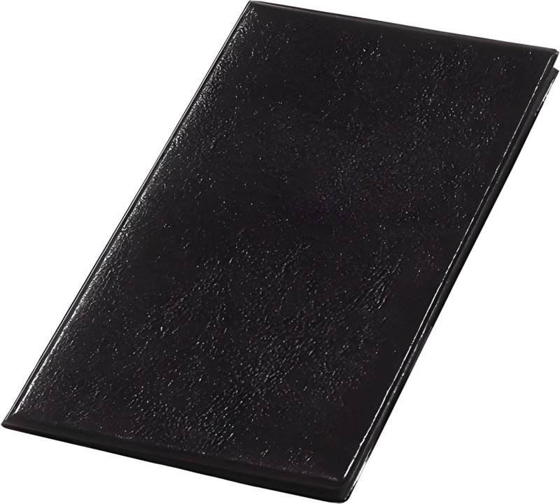 Panta Plast Tischdecke Rechnungsmappe 17x11cm Dekor Vinyl schwarz von Panta Plast