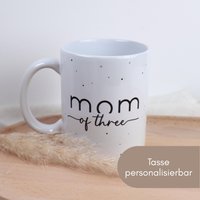 Tasse Mom Of One/Two/Three... Personalisiert - Geschenk Für Mama | Keramiktasse Mit Herz Personalisiertes Mama-Geschenk Zum Muttertag Tasse Mom Of One/Two/Three... Personalisiert - Geschenk Für Mama | Keramiktasse Mit Herz Personalisiertes Mama-Geschenk Zum Muttertag von Pantersie