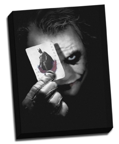 Batman Joker Canvas Card Heath Ledger Canvas Art Print Framed Picture Large 24x18 Inches by Panther Print Batman Joker Canvas Card Heath Ledger Canvas Art Print Framed Picture Large 24x18 Inches by Panther Print von Panther Print
