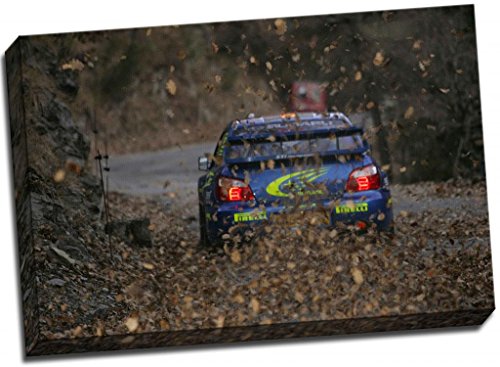 Colin McRae WRC Rally Subaru Impreza Canvas Print Poster 30x20 Inches A1 by Panther Print von Panther Print