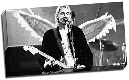 Kurt Cobain Angel Wings Canvas Print Poster 30x16 Inches by Panther Print Kurt Cobain Angel Wings Canvas Print Poster 30x16 Inches by Panther Print von Panther Print