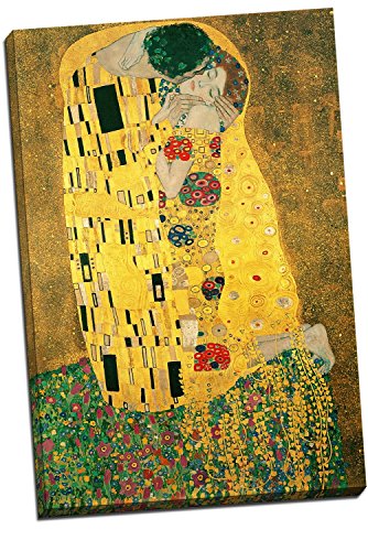 Large Gustav Klimt Kiss Canvas Art Print Poster 30x20 Inches A1 by Panther Print Large Gustav Klimt Kiss Canvas Art Print Poster 30x20 Inches A1 by Panther Print von Panther Print