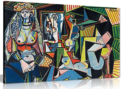 Pablo Picasso Gemälde Les Femmes D'Alger Leinwanddruck, 76,2 x 50,8 cm von Panther Print