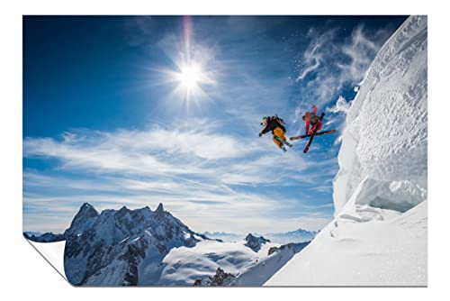 Panther Print Fine Art Prints Poster "Free Style Skifahren über Gletscher", künstlerisches, ungerahmtes Poster, Bilder für Wände, Schlafzimmer, Wohnzimmer und Badezimmer, 61 x 41 cm Panther Print Fine Art Prints Poster "Free Style Skifahren über Gletscher", künstlerisches, ungerahmtes Poster, Bilder für Wände, Schlafzimmer, Wohnzimmer und Badezimmer, 61 x 41 cm von Panther Print
