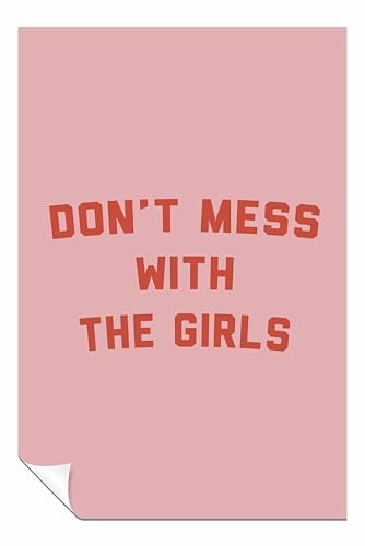 Poster "Don't Mess With the Girls", ungerahmt, Bilder für Wände, Schlafzimmer, Wohnzimmer und Badezimmer, 31 x 20 cm Poster "Don't Mess With the Girls", ungerahmt, Bilder für Wände, Schlafzimmer, Wohnzimmer und Badezimmer, 31 x 20 cm von Panther Print