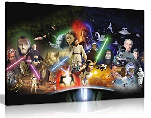 Star Wars, Film Collage, Kunstdruck, A0 91x61cm (36x24in) von Panther Print