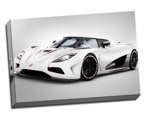 Weiß Koenigsegg Agera Canvas Art Print Poster 76,2 x 50,8 cm Zoll Weiß Koenigsegg Agera Canvas Art Print Poster 76,2 x 50,8 cm Zoll von Panther Print