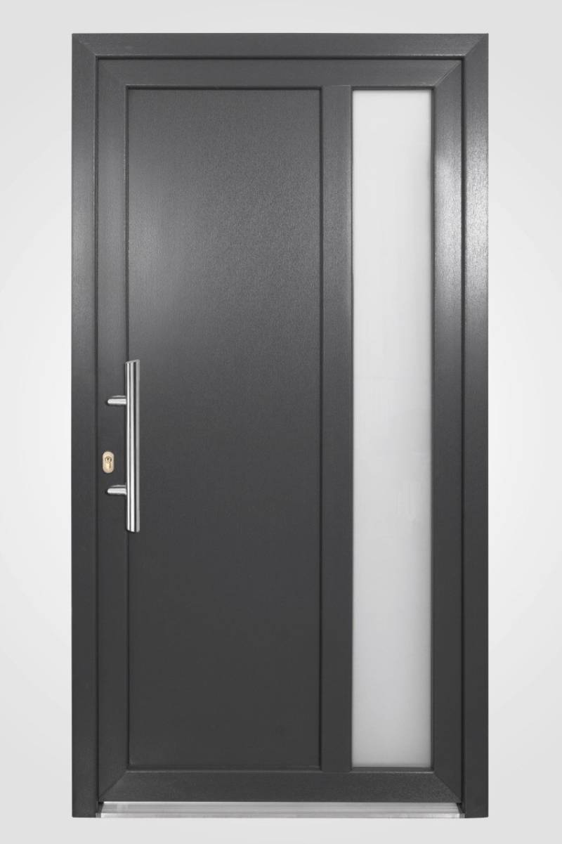 Panto Haustür Modell K 011 DIN links anthrazit 110 x 210 cm von Panto