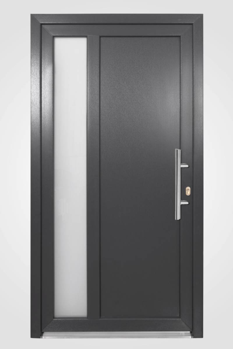 Panto Haustür Modell K 011 DIN rechts anthrazit 110 x 210 cm von Panto
