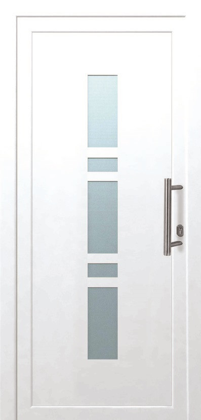 Panto Haustür Modell K017 DIN rechts weiß 110 x 210 cm von Panto