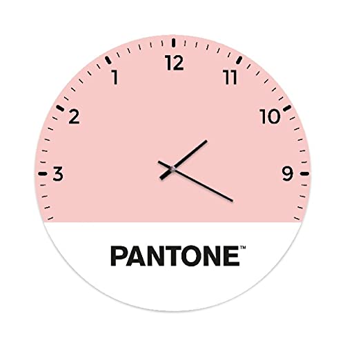 Homemania Side Down Wanduhr, rund, für Wohnzimmer, Küche, Büro, Rosa, Weiß, Schwarz, Metall, 40 x 0,15 x 40 cm, Maße: L 40 x P0,15 x A40 cm, 1,5 kg Homemania Side Down Wanduhr, rund, für Wohnzimmer, Küche, Büro, Rosa, Weiß, Schwarz, Metall, 40 x 0,15 x 40 cm, Maße: L 40 x P0,15 x A40 cm, 1,5 kg von Homemania