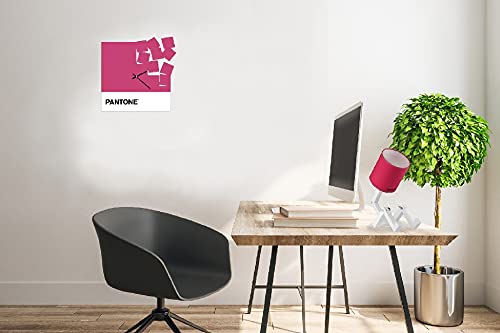 Homemania Fly Away Quadratische Wanduhr für Wohnzimmer, Küche, Büro, Rosa, Weiß, Schwarz, Metall, 40 x 0,15 x 40 cm, Maße: L 40 x P0,15 x A40 cm, 1,6 kg Homemania Fly Away Quadratische Wanduhr für Wohnzimmer, Küche, Büro, Rosa, Weiß, Schwarz, Metall, 40 x 0,15 x 40 cm, Maße: L 40 x P0,15 x A40 cm, 1,6 kg von Homemania