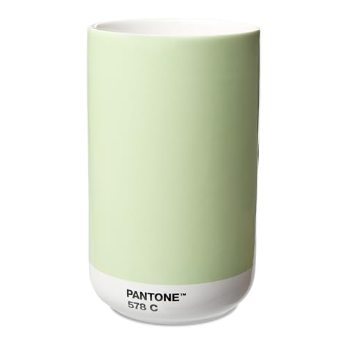 PANTONE Mini Porzellan Vase, in Geschenkbox, 500ml, Light Green 578C von Pantone