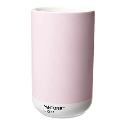 PANTONE Mini Porzellan Vase, in Geschenkbox, 500ml, Light Pink 182C von Pantone
