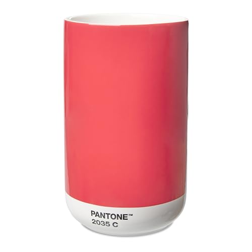 PANTONE Mini Porzellan Vase, in Geschenkbox, 500ml, Red 2035C von Pantone